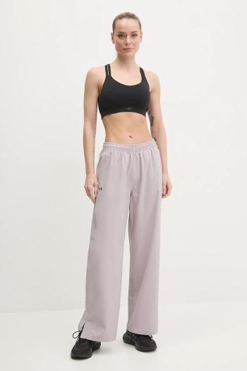 Nohavice Under Armour Rival dámske, béžová farba, 1386453