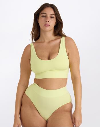 Organic Basics Smooth Bralette Elderflower Green M