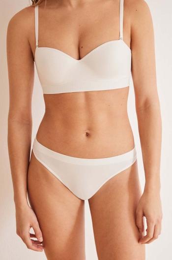 Tanga women'secret SEAMLESS SUMMER bílá barva, 5127374