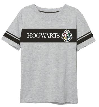 Eplus Pánské tričko Harry Potter - Bradavice šedé Velikost - dospělý: XL