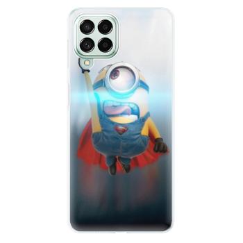 Odolné silikonové pouzdro iSaprio - Mimons Superman 02 - Samsung Galaxy M53 5G