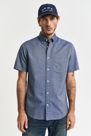 KOŠILE GANT REG CLASSIC OXFORD SS SHIRT PERSIAN BLUE