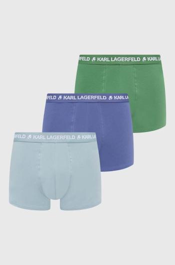 Boxerky Karl Lagerfeld 3-pack pánské, černá barva