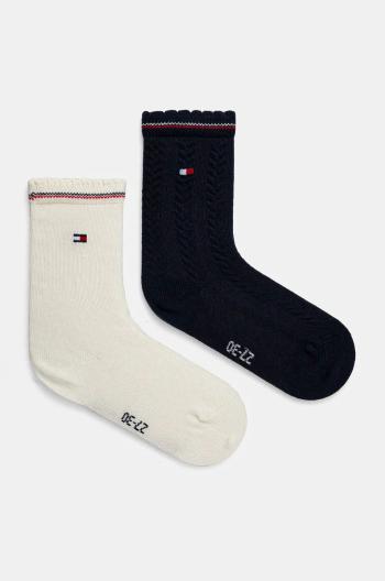 Dětské ponožky Tommy Hilfiger 2-pack tmavomodrá barva, 701229871