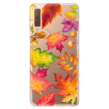 Odolné silikonové pouzdro iSaprio - Autumn Leaves 01 - Samsung Galaxy A7 (2018)