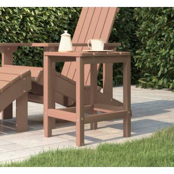 Zahradní stolek Adirondack hnědý 38 x 38 x 46 cm HDPE