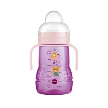 MAM Láhev na pití Trainer+, 220 ml, S child toad