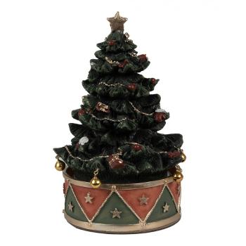 Natahovací hrací skříňka stromek Christmas Tree - Ø 12*18 cm 6PR5100