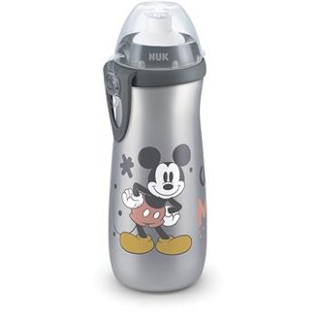 NUK láhev Sports Cup 450 ml - Mickey, šedá (BABY0031a)