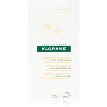 Klorane Hygiene et Soins du Corps voskové depilační pásky na obličej a citlivá místa 6 ks