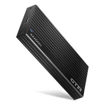 AXAGON EEM2-GTR, M.2 NVMe THIN RIB box, SuperSpeed USB-C 10 Gbps, black (EEM2-GTR)