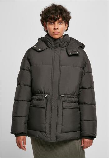 Urban Classics Ladies Waisted Puffer Jacket black