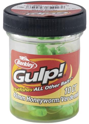 Berkley umělé nástrahy gulp honey worm spring green 3,3 cm