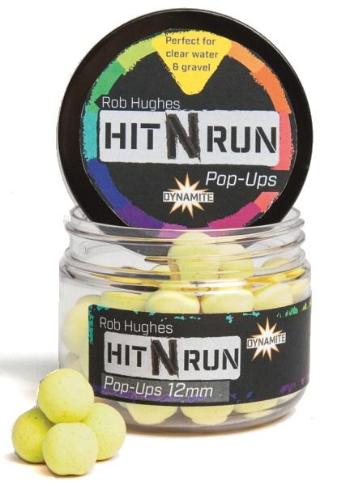 Dynamite baits pop ups hit n run 15 mm - žlutá