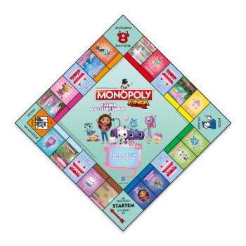 Společenská hra Monopoly Junior Gábinčin kouzelný domeček