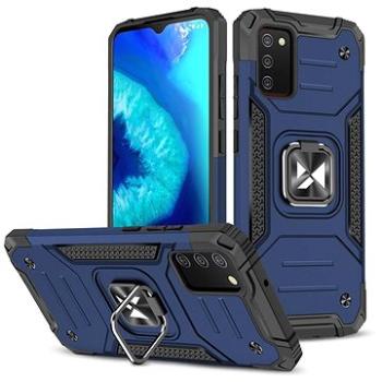 Ring Armor plastový kryt na Samsung Galaxy A03s, modrý (WOZ243244)