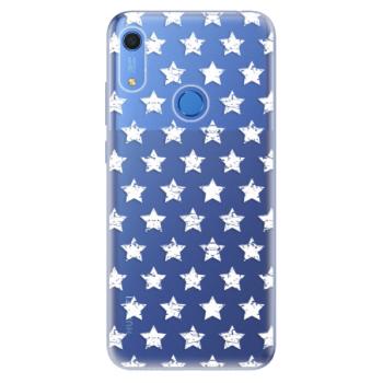 Odolné silikonové pouzdro iSaprio - Stars Pattern - white - Huawei Y6s