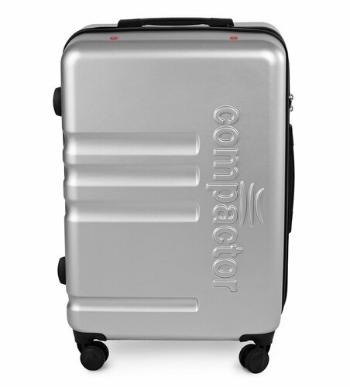 Valiză de călătorie Cosmos Compactor L, 46,5 x  26 x 68 cm, argintiu, argintiu, L