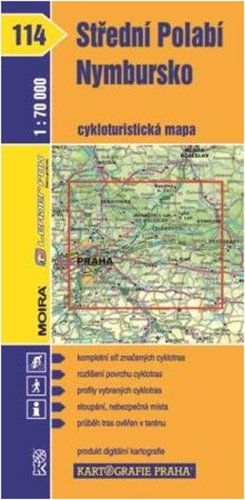 1: 70T(114)-Střední Polabí, Nymbursko (cyklomapa)