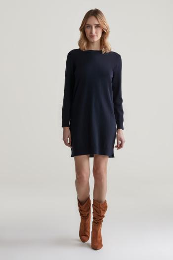 RUHA GANT SUPERFINE LAMBSWOOL DRESS EVENING BLUE