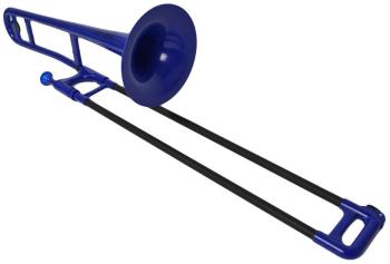 pBone 700641 Plastový trombon Blue