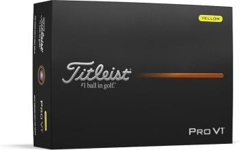 Titleist Pro V1 2025 Yellow Basic Golfové míčky