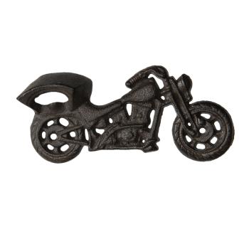 Nástěnný litinový otvírák motorka - 19*3*9 cm 6Y3905