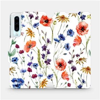 Flip pouzdro na mobil Huawei P30 - MP04S Luční kvítí (5903516766918)