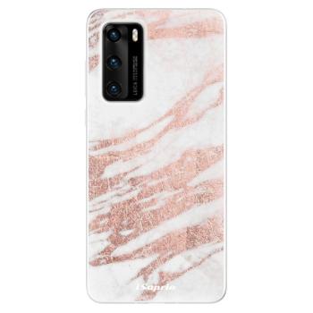 Odolné silikonové pouzdro iSaprio - RoseGold 10 - Huawei P40