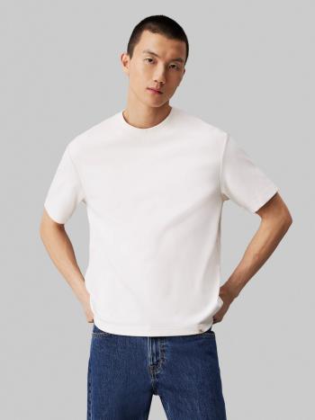 Calvin Klein pánské krémové tričko - XXL (YBI)