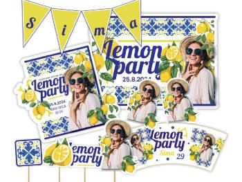 Personal Personalizovaný narozeninový set - Lemon party