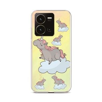 TopQ Kryt Vivo Y35 Grey Unicorns 86031 (86031)