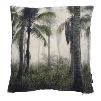 Sametový polštář s palmami Palm  - 45*45*10cm MRKSFPG