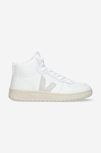 Kožené sneakers boty Veja V-15 Leather bílá barva, VQ0201270