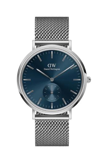 Hodinky Daniel Wellington Classic Multi-Eye Sterling Arctic 40 stříbrná barva, DW00100710