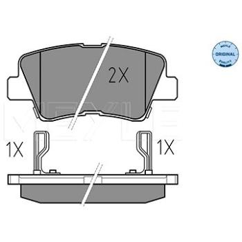 MEYLE Brzdové destičky zadní (0252493415/W)