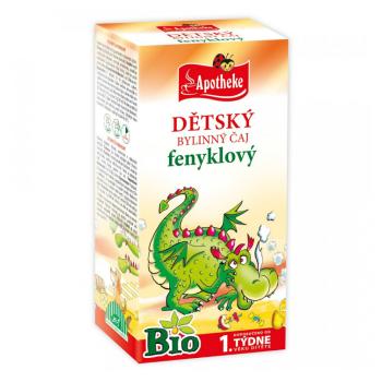 APOTHEKE Detský čaj feniklový BIO 20 vreciek