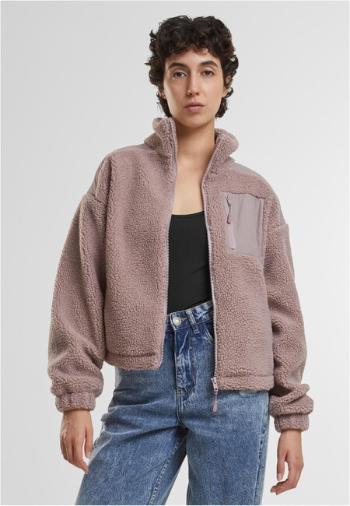 Urban Classics Ladies Sherpa Mix Jacket duskrose - M