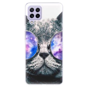 Odolné silikonové pouzdro iSaprio - Galaxy Cat - Samsung Galaxy A22