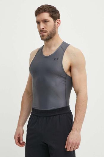 Tréninkové tričko Under Armour HG Iso-Chill Compression šedá barva