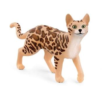 Schleich Zvířátko - kočka bengálská 13918 (4059433321417)