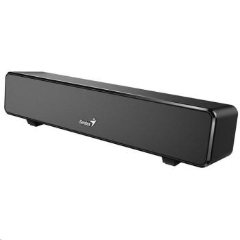 GENIUS repro USB SoundBar 100/ drátový/ 6W/ USB/ 3, 5" jack/ černý