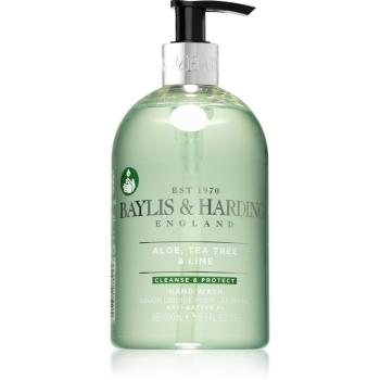 Baylis & Harding Aloe, Tea Tree & Lime tekuté mýdlo na ruce s antibakteriální přísadou 500 ml