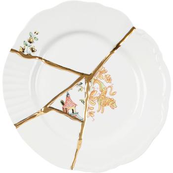 Dezertní talíř KINTSUGI 2 Seletti 21 cm bílý