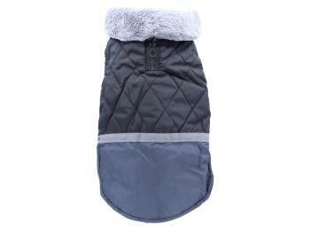 Vsepropejska Fogy stylová bunda pro psa Barva: Černá, Délka zad (cm): 31, Obvod hrudníku: 44 - 50 cm