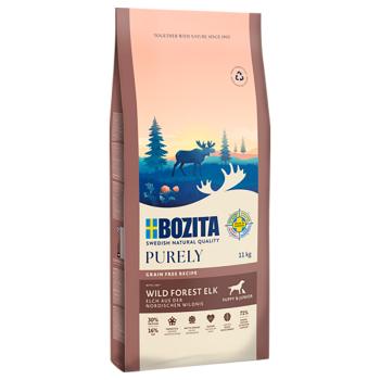 11kg Bozita Dog Purely Grain Free Puppy & Junior jávorszarvas száraz kutyatáp