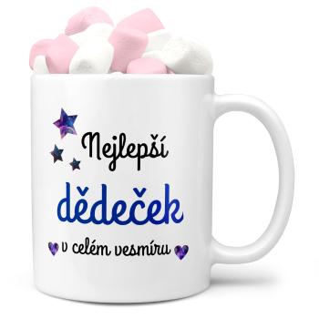 Hrnek Nejlepší dědeček ve vesmíru (Náplň hrníčku: Marshmallow)