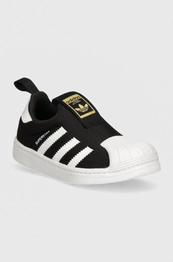 Dětské sneakers boty adidas Originals SUPERSTAR 360 černá barva, GX3231