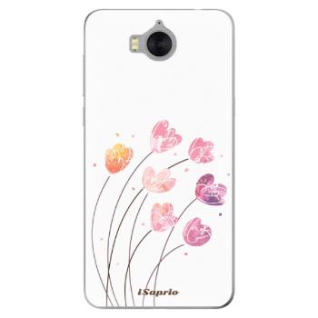 Odolné silikonové pouzdro iSaprio - Flowers 14 - Huawei Y5 2017 / Y6 2017