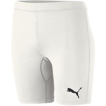 Puma LIGA BASELAYER SHORT TIGH Dětské sportovní šortky, bílá, velikost